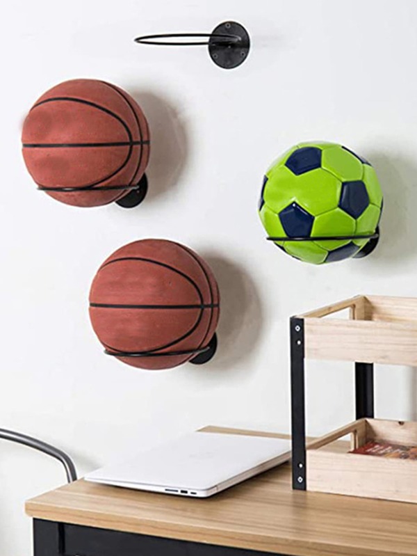 1pc Wall Mounted Basketball Storage Rack SHEIN USA