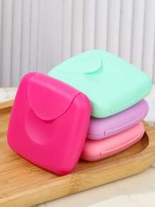 Hộp đựng tampon du lịch, hộp đựng kín di động - Màu Hồng Tươi - Xem 6