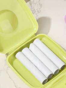 Hộp đựng tampon du lịch, hộp đựng kín di động - Màu Hồng Tươi - Xem 4