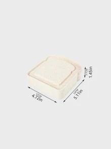 1 יחידה קופסת אחסון טוסט בצבע אקראי - ריבוי צבעים - ראה 2