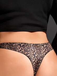 Bragas con estampado de leopardo - Multicolor - Ver 2