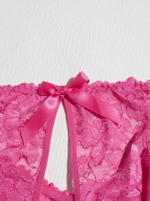 Classic Sexy Plus 3pack Floral Lace Crotchless Panty - Multicolor - View 3