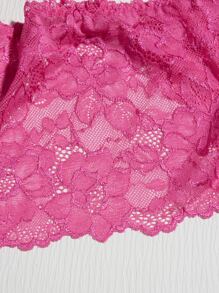 Classic Sexy Plus 3pack Floral Lace Crotchless Panty - Multicolor - View 4