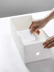 4 piezas Divisor de cajón de plástico - transparente - Ver 2