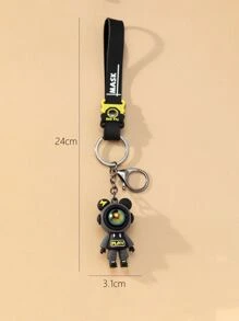 Llavero con diseño de oso - Multicolor - Ver 3