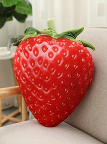 Strawberry Design Decorative Pillow - Multicolor - View 1