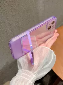 漸層透明手機殼帶隱形支架 - 彩色 - 查看 4