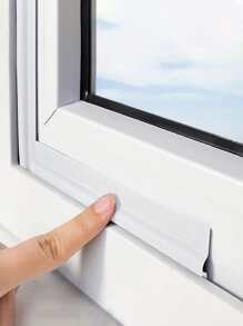 1 Piece Door/Window Weatherstrip Seal, Self-Adhesive Soundproof Draft Stopper - Grey - View 1