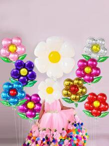 8 piezas con diseño de flor globo - Multicolor - Ver 2