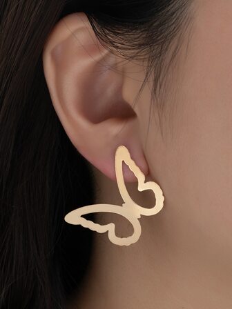 蝴蝶設計耳釘