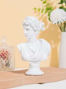 1pc Sculpture Design Decoration Craft - White - View 1