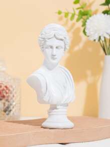 1pc Sculpture Design Decoration Craft - White - View 4