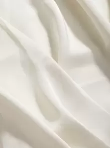 DAZY 實色泡泡袖v領襯衫 - 杏色 - 查看 3