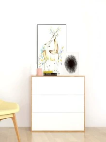 1卷素色自黏式牆紙 - 白色 - 查看 4