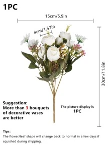 Hoa nhân tạo 1 nhánh - Nhiều màu - Xem 2