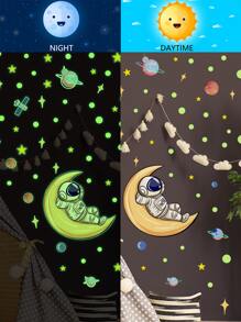 Hình dán phi hành gia in phát sáng - Nhiều màu - Xem 4