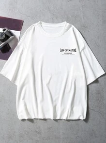 Manfinity EMRG Tops Nam Đồ họa Đường phố - trắng - Xem 2