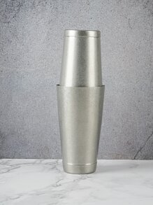 1 pieza Coctelera de acero inoxidable - Plateado - Ver 1