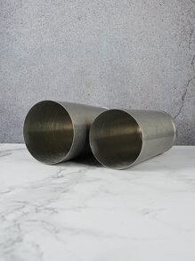 1 pieza Coctelera de acero inoxidable - Plateado - Ver 4