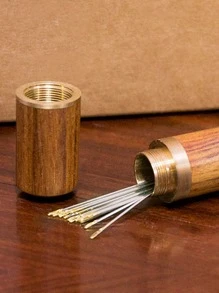 12pcs Blind Needle Elderly Needle-side Hole Hand Household Sewing Stainless Steel Sewing Needless Threading Apparel Sewing DIY - Multicolor - View 4