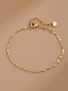 Heart Decor Anklet Valentines