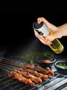 1入組玻璃油罐 - 銀色 - 查看 1