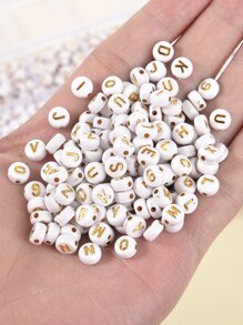 1box Letter Detail Bead - Black and White - View 1