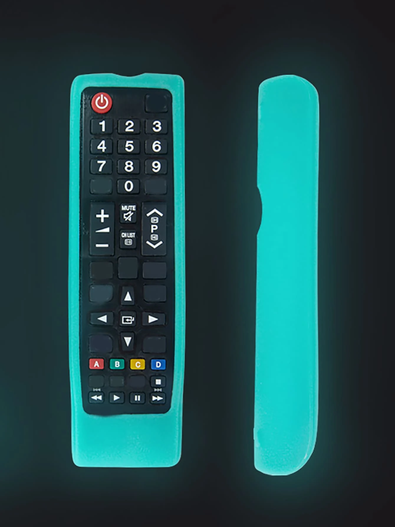 1个硅胶遥控器保护套 - 藍色 - 查看 1