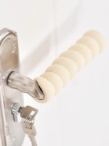 1 pieza unicolor puerta Mando Funda - Beis - Ver 3