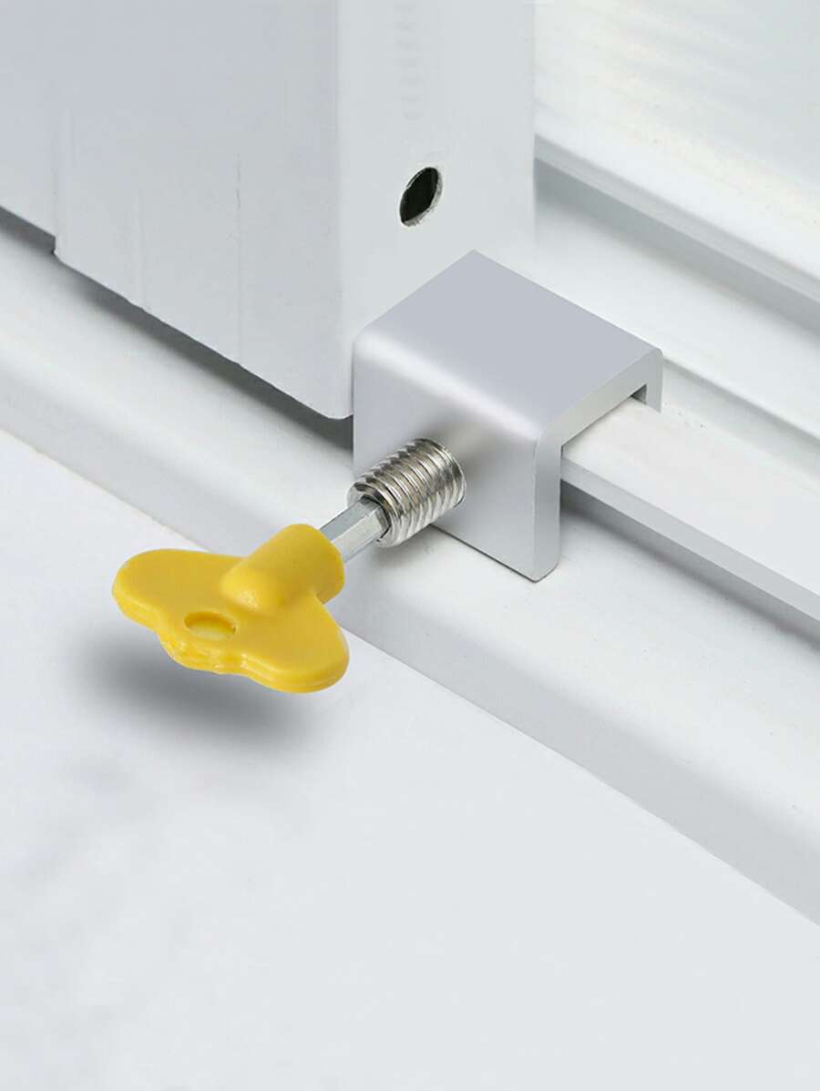 zhihaijunxiao1 1 cái Bộ hạn chế khóa cửa sổ bằng thép không gỉ - Nhiều màu - Xem 1