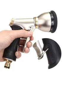 1入組花園噴槍，鋅合金手持花園噴壺