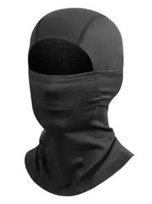 Sun Protective Anti UV 1pc Ski Warm Neck & Face Gaiter - Black - View 1