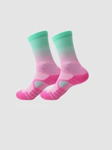 Sports Outdoor 1pair Striped Pattern Socks