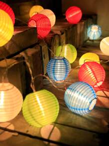 1pc 10/20 Led 2/3m Lantern Decor Decoration String Light - Yellow - View 4