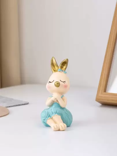 قطعة زخرفية على شكل أرنب، هدية مثالية