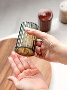 1 pieza Envase de moldadientes con estampado de slogan - Verde Oscuro - Ver 2