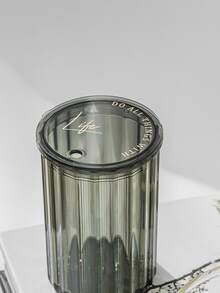 1 pieza Envase de moldadientes con estampado de slogan - Verde Oscuro - Ver 4