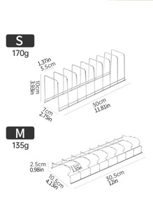 1入組不銹鋼碗碟架 - 銀色 - 查看 2