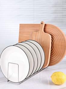 1入組不銹鋼碗碟架 - 銀色 - 查看 5