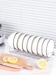 1入組不銹鋼碗碟架 - 銀色 - 查看 6