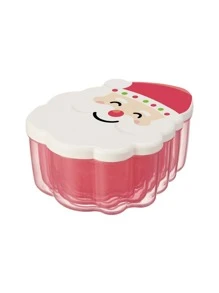 4 piezas Set Caja de conservación fresca Papá Noel de Navidad alimento - Multicolor - Ver 3