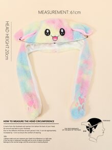 1pc Colorful Animal Ear Design Fun Hat - Multicolor - View 4