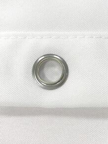 1入組樹葉和太陽印花淋浴現代滌綸防水浴簾 - 彩色 - 查看 5