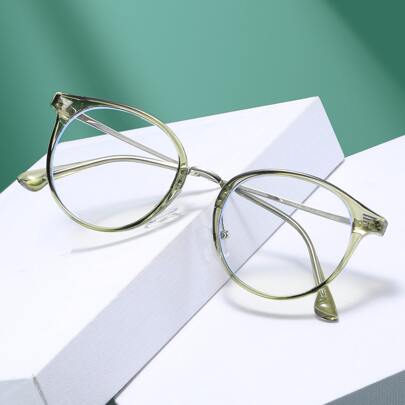 Round Frame Anti-Blue Light Eyeglasses