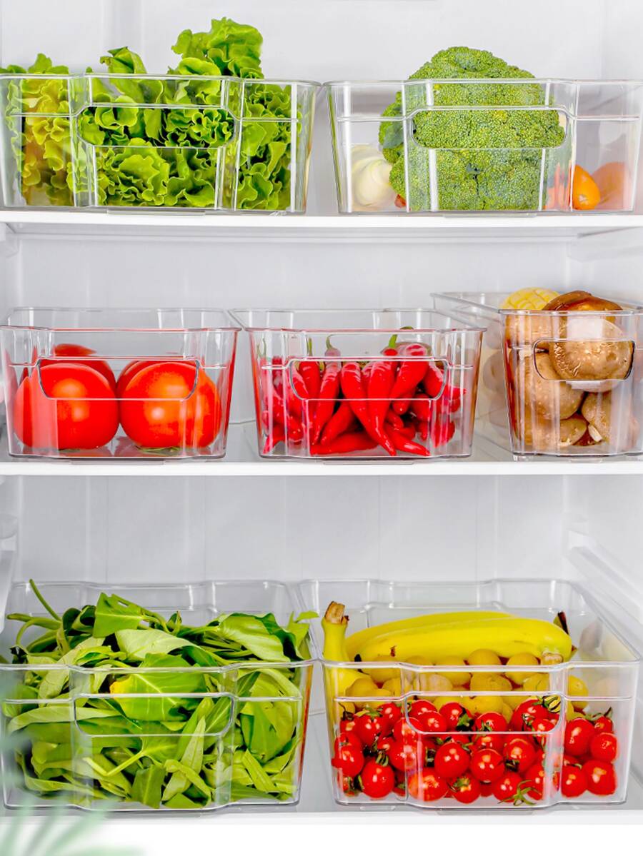 1 hộp đựng thực phẩm trong tủ lạnh trong suốt - Trong sáng - Xem 1