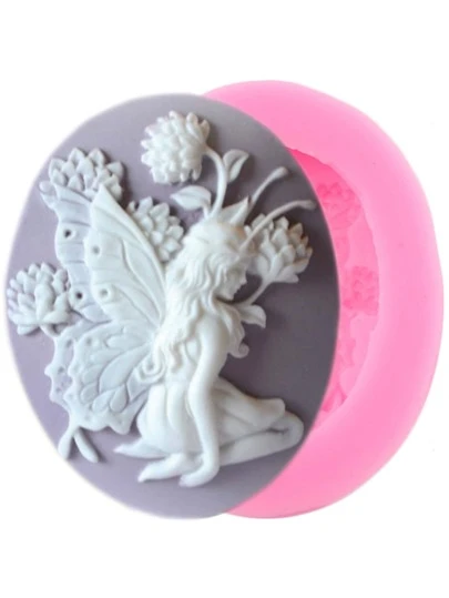 1入組仙女設計DIY矽膠模具