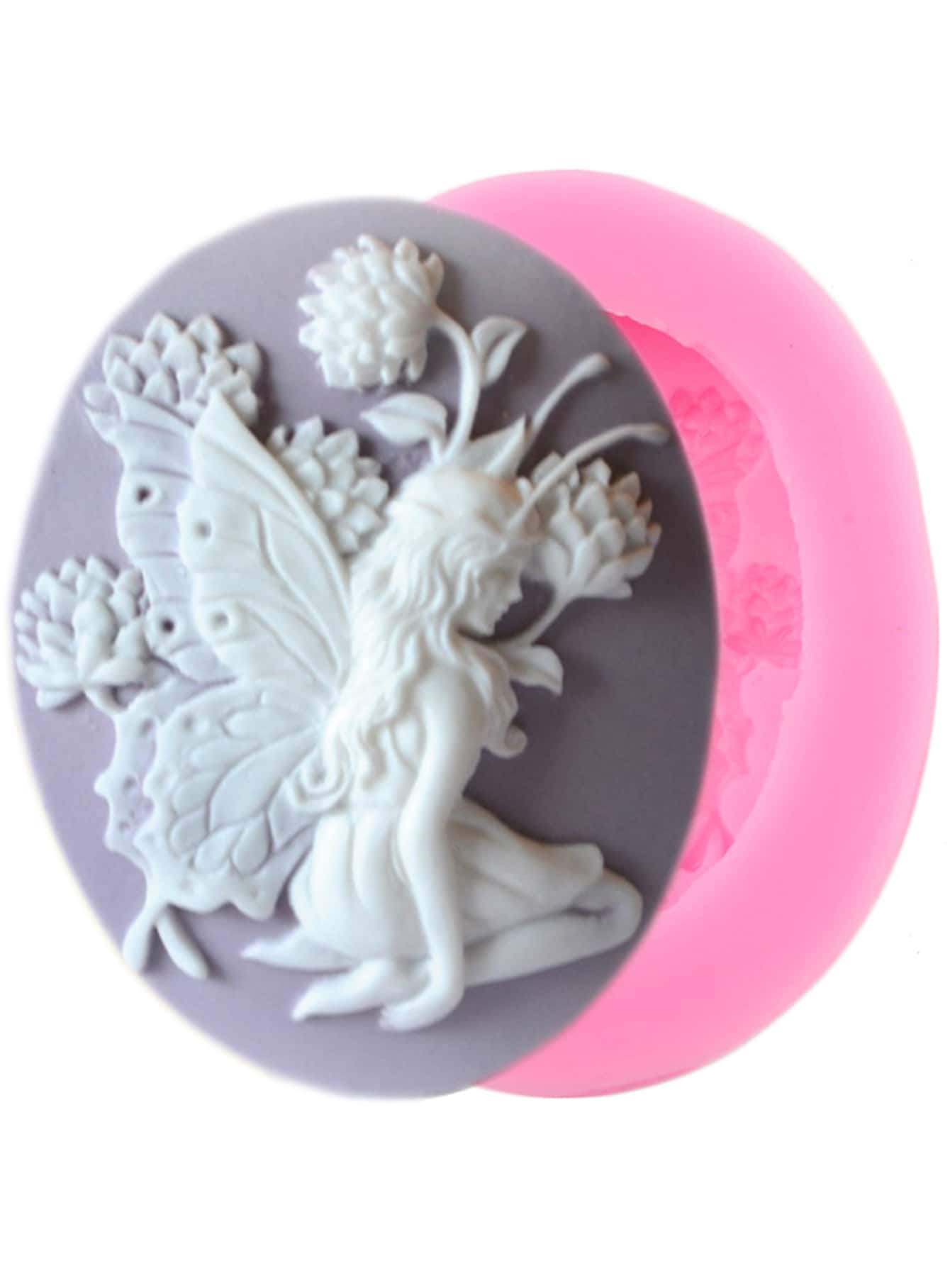 1入組仙女設計DIY矽膠模具 - 粉色 - 查看 1