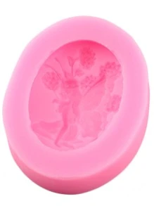 1入組仙女設計DIY矽膠模具 - 粉色 - 查看 2