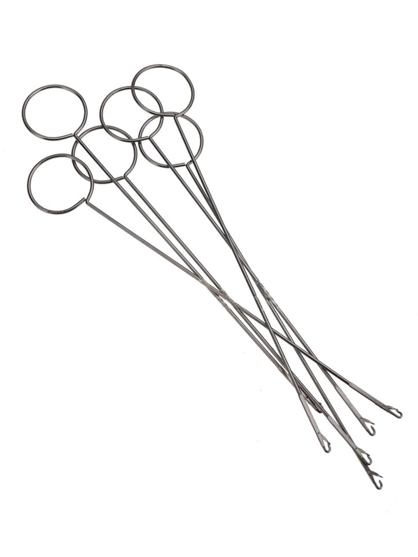 1入組不銹鋼穿針機 - 銀色 - 查看 1