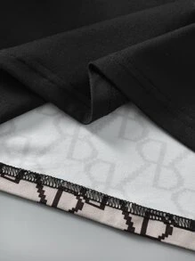 Boys Letter Graphic Colourblock Side Stripe PJ Set - Multicolor - View 5